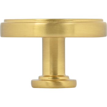 1-3/4'' Dia Knob in Brushed Gold