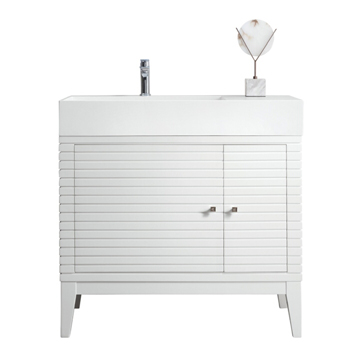 Glossy White Cabinet View