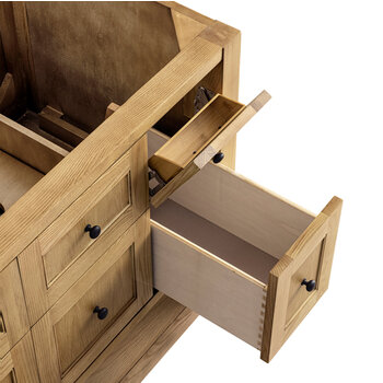 James Martin Furniture Breckenridge 36'' Single Vanity in Light Natural Oak, Base Cabinet Only