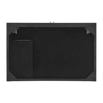 James Martin Furniture Myrrin 36'' Vanity, Carbon Oak Base Cabinet Only Overhead View