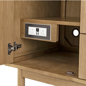 James Martin Furniture Laurent 36'' Single Vanity in Light Natural Oak, Base Cabinet Only