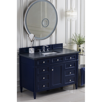 James Martin Furniture 48" Victory Blue Charcoal Soapstone Top