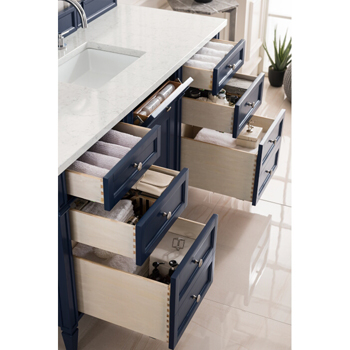 James Martin Furniture 60" Victory Blue Drawer View