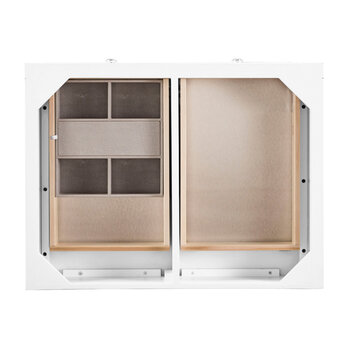 James Martin Furniture De Soto 30'' W Countertop Unit (Makeup Counter) in Bright White
