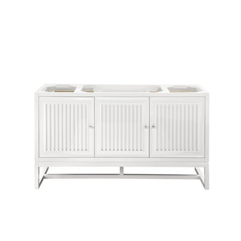 James Martin Furniture Athens 60'' W Single Vanity Cabinet , Glossy White