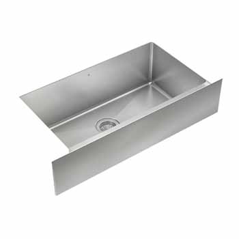 JULIEN ProInox H75 Collection 33" Undermount with Apron Front, Single Bowl Kitchen Sink in Stainless Steel