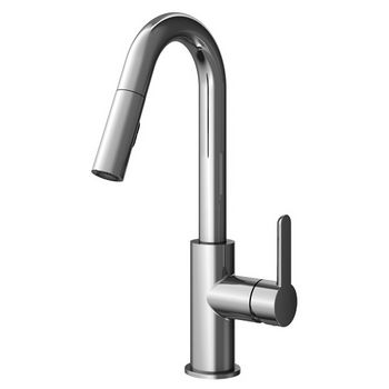 Julien Apex Pull Down Kitchen Faucet with Dual Spray, Polished Chrome