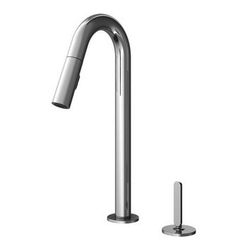 Julien Apex Pull Down Kitchen Faucet with Dual Spray & Remote Single Lever, Polished Chrome