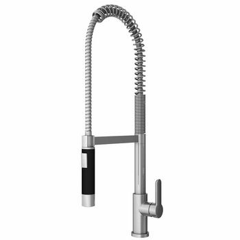 JULIEN Sky Contemporary Kitchen Faucet with Swivel Spout Handle in Polished Chrome