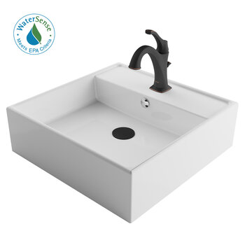 KRAUS Sink w/ Oil Rubbed Bronze Faucet Product View