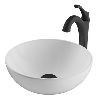 KRAUS Sink w/ Matte Black Faucet