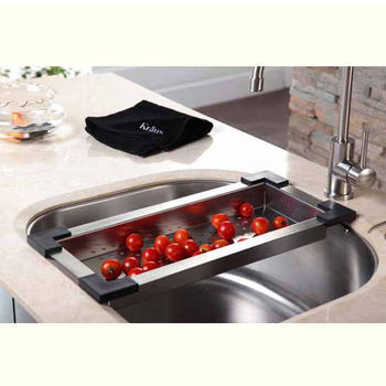 Kraus Stainless Steel Colander for Kitchen Sink