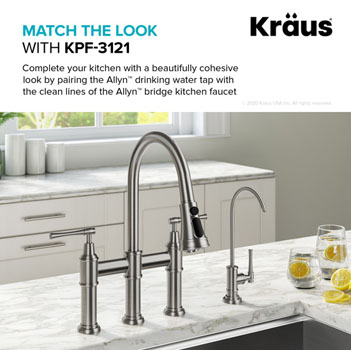 Allyn Drinking Water Dispenser Beverage Kitchen Faucet In Multiple Finishes By Kraus Kitchensource Com