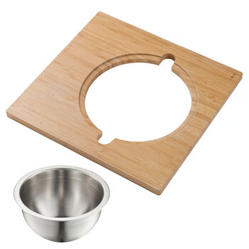 KRAUS Serving Board Set w/ Mixing Bowl Product View