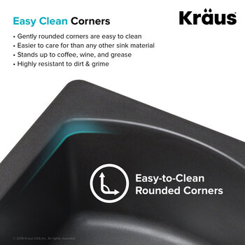 KRAUS Easy Clean Corners