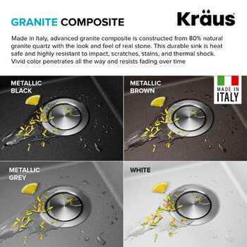Kraus Bellucci Collection Granite Composite Info