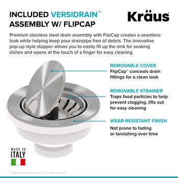 KRAUS Versidrain Features