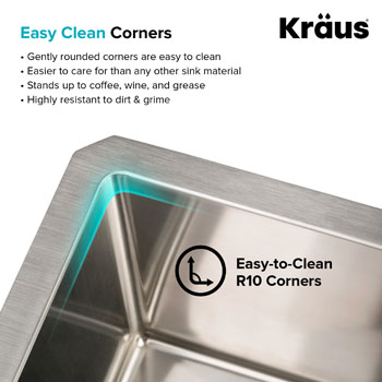 KRAUS Standart PRO™ Easy Clean Info