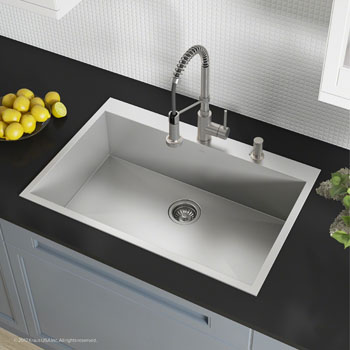 2 Pre-Drilled Hole Sink Set