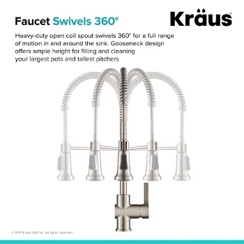 KRAUS Britt™ 360 Faucet Swivels