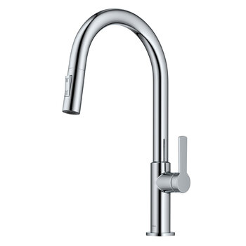 KRAUS Oletto™ Single Handle Pull-Down Kitchen Faucet in Chrome