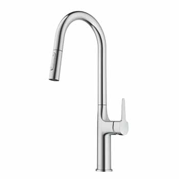 Kraus Chrome Tall Oletto Kitchen Faucet Display View