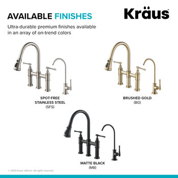 KRAUS Available Finishes