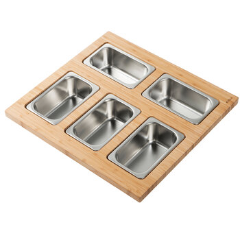 KRAUS Serving Board Set w/ 5 Bowls Product View