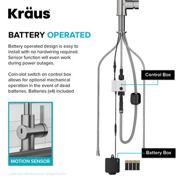 KRAUS Battery Operated Info
