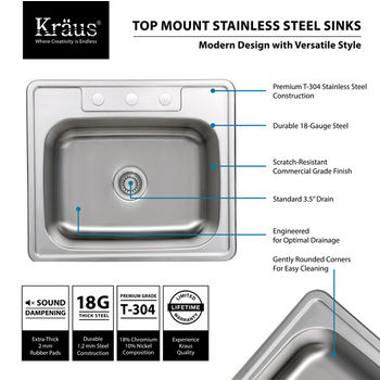 Kraus Faucet Specifications