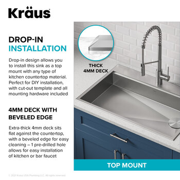 KRAUS Drop-In Installation