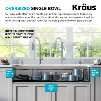 KRAUS Oversized Single Bowl