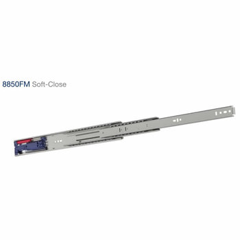 Knape & Vogt 8850 Series 12'' - 20'' Length Side Mount 200 lbs Ball Bearing Heavy-Duty Drawer Slides, Product View
