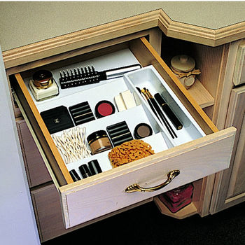 Cosmetic Drawer Inserts: Organize Makeup in One Place | KitchenSource.com