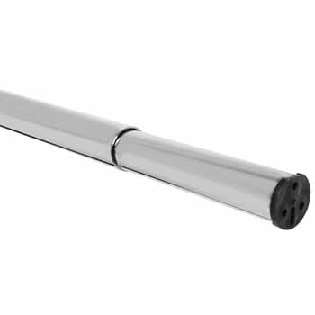 Knape & Vogt Heavy-Duty Adjustable Closet Rods in Multiple Finishes, 1-1/4'' Outer Diameter