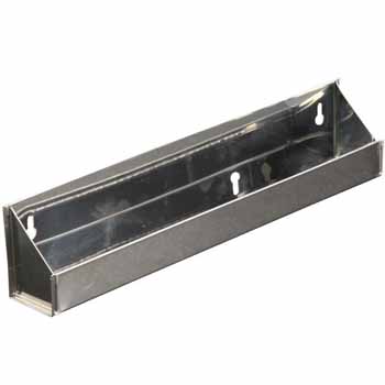 Knape & Vogt Standard Depth Sink Front Tray Organizer Without Tab Stops in Stainless Steel Finish