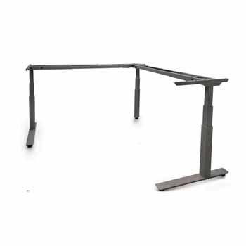 Knape & Vogt Allegretto Height Adjustable Table Frame Kit with 3-Legs and Electric Motor