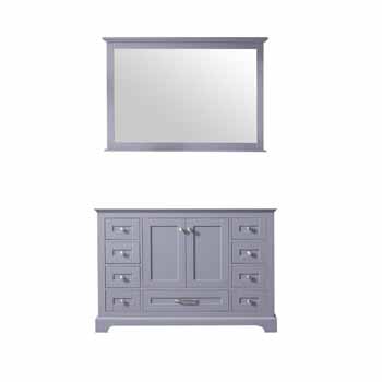 Dark Grey - Base Cabinet With Mirror