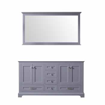 Dark Grey - Base Cabinet With Mirror