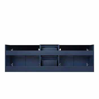 Navy Blue - Cabinet Only Back View