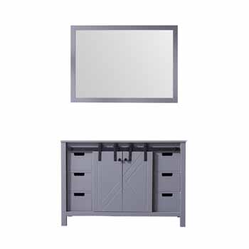 Dark Grey Vanity Cabinet Only