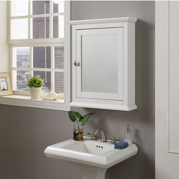 98521wht01 Scarsdale Wall Mounted Medicine Cabinet In White 23 5