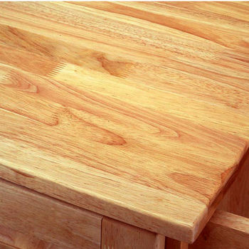 Wood Top Detail, Shown Here in Natural 