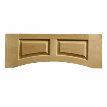 Omega National Solid Wood Raised Panel Valance, 30 W x 10-1/2 H