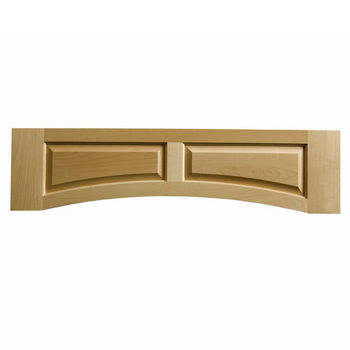 Omega National Solid Wood Raised Panel Valance, 42” W x 10-1/2” H