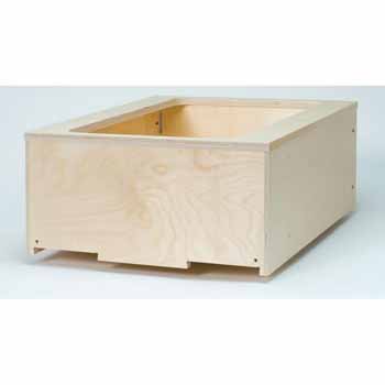 Omega National 15" Select Wood Waste/Recycle Drawer, Single