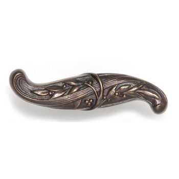 Notting Hill King's Road Collection 3-5/8'' Wide Chelsea Cabinet Pull in Dark Brass, 3-5/8'' W x 1-3/8'' D x 7/8'' H