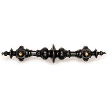Notting Hill King's Road Collection 6-3/8'' Wide Portobello Road (Crystals) Cabinet Pull in Dark Brass, 6-3/8'' W x 1-7/8'' D x 1-1/4'' H