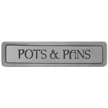 Horizontal, Antique Pewter, Pots & Pans