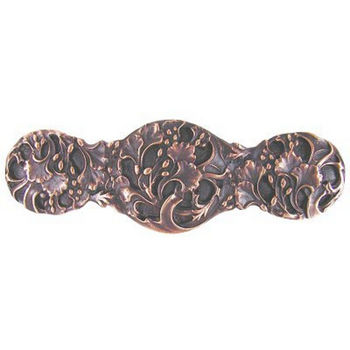 Pull, Florid Leaves, Antique Copper